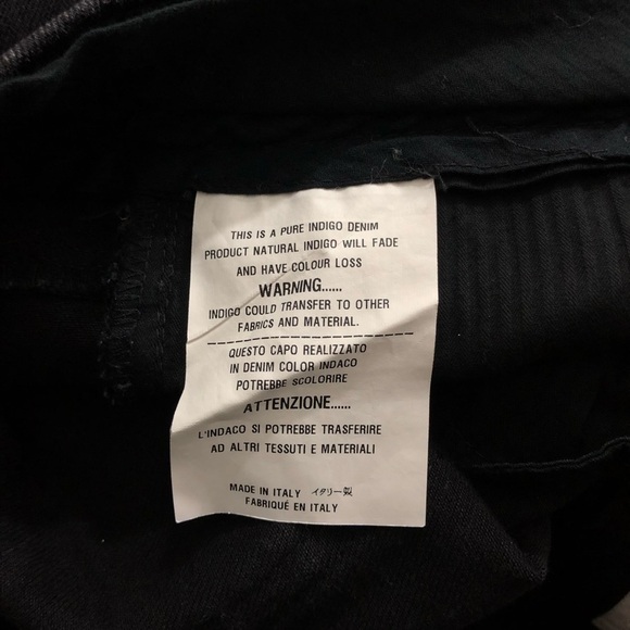 PRADA black Wash Skinny Ankle Straight Jeans 29 - Picture 8 of 8